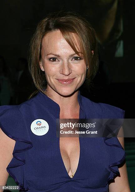Actress Clare Carey attends the DKNY Men VIP Dinner and After Party for the 2008 GQ Luxe Lounge Hosted by Dave Annable and Matthew Rhys at the...
