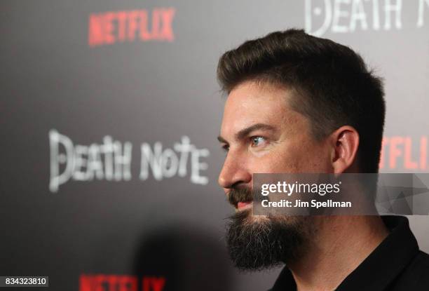Director Adam Wingard attends the "Death Note" New York premiere at AMC Loews Lincoln Square 13 theater on August 17, 2017 in New York City.