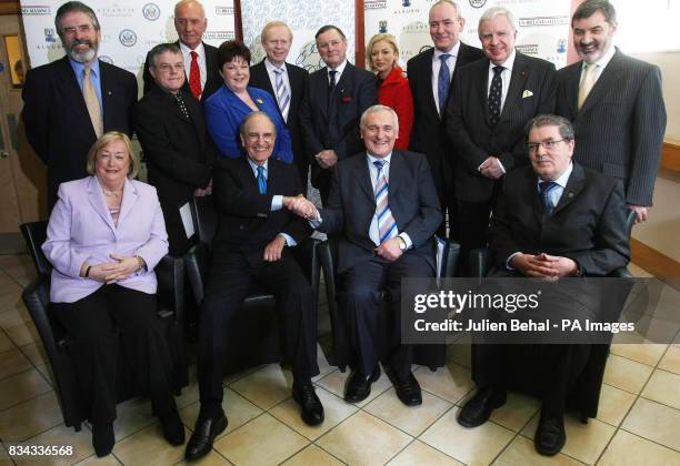 Gerry Adams, David Adams, David Andrews, Dawn Purvis, Sir Reg Empey, General Sir John de Chastelain, Liz O'Donnell, Mark Durkan, Paul Murphy and Lord...