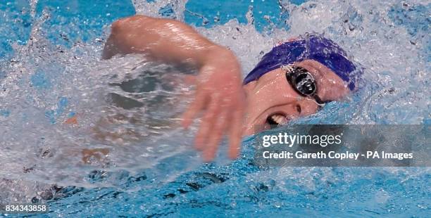 Great Britain's Melanie Marshall competes in the 200 metres freestyle during the FINA World Short Course Championships at the MEN Arena, Manchester.