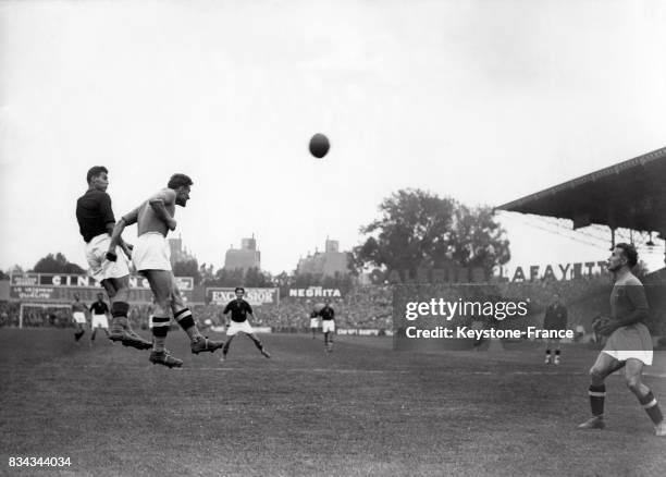 Finale opposant l'Italie à la Hongrie à Colombes, France le 19 juin 1938.