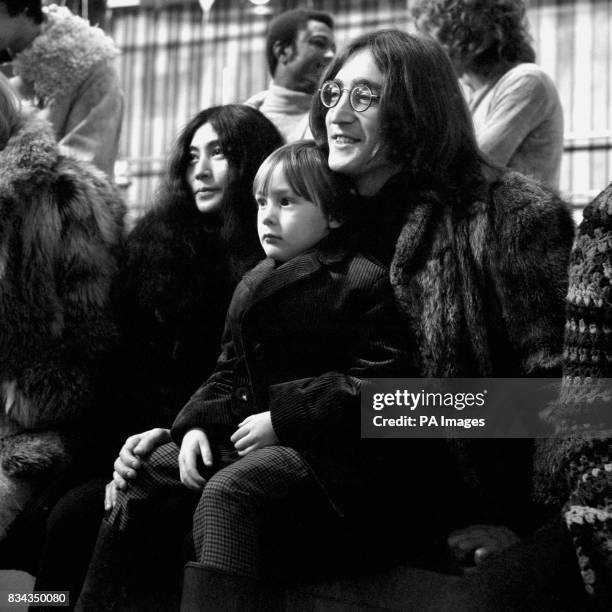 John Lennon Julian Lennon Photos and Premium High Res Pictures Getty