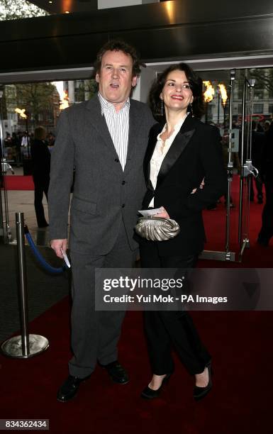 Colm Meaney and his wife Ines Glorian arrive for the World Charity Premiere of Three and Out at the Odeon West End Cinema, Leicester Square, London.