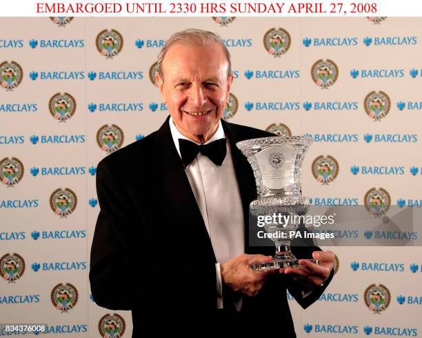 Jimmy Armfield with his Special Merit Award 2008.