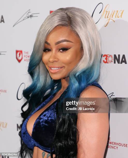 Blac Chyna attends the launch of her 'Blac Chyna Figurine Dolls' on August 17, 2017 in Los Angeles, California.