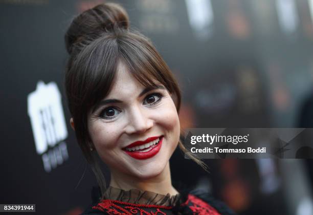 Christina Wren attends the Premiere Of WWE Studios' "Birth Of The Dragon" at ArcLight Hollywood on August 17, 2017 in Hollywood, California.