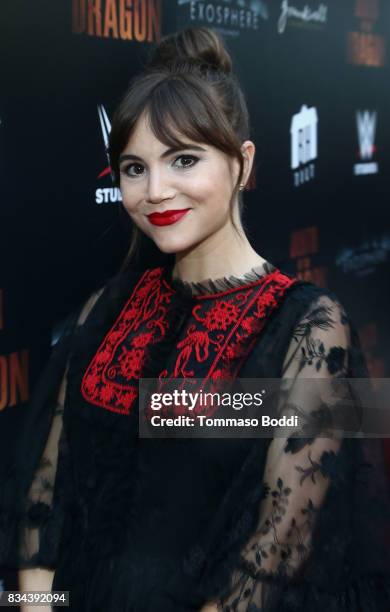 Christina Wren attends the Premiere Of WWE Studios' "Birth Of The Dragon" at ArcLight Hollywood on August 17, 2017 in Hollywood, California.