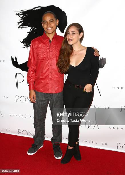 Sii and Pontea at the Pontea EP Release Party at The Federal on August 17, 2017 in North Hollywood, California.
