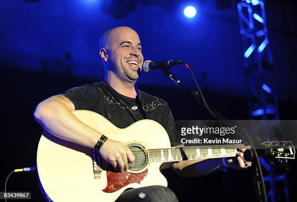 Chris Daughtry performs the Sidewalk Angels "A Furry Tail Evening" to benefit Pets Alive No-Kill animal shelter at Saw Mill Club on October 25, 2008...