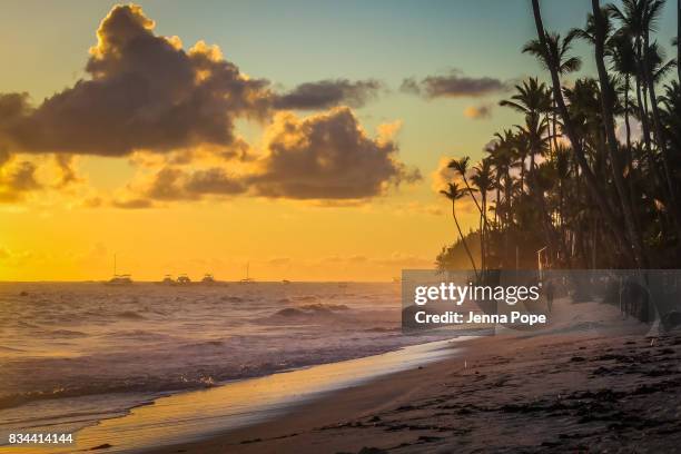 winter vacation in punta cana, dominican republic - punta cana stock pictures, royalty-free photos & images