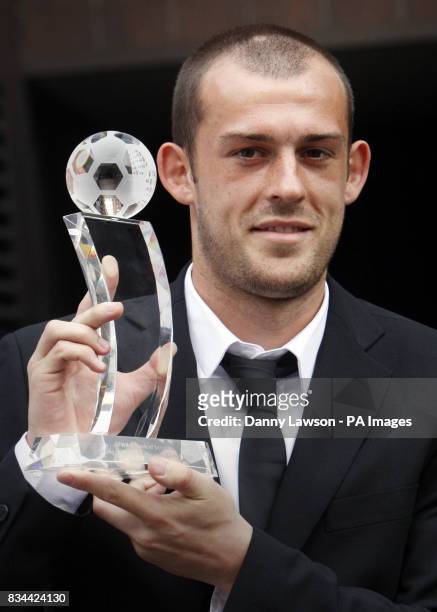 Young Player of the Year Steven Fletcher ahead of the Scottish Football Writers Association Awards Dinner at the Thistle Hotel in Glasgow.