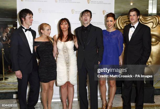 The cast of Katemodern arrive at the British Academy Television Craft Awards at the Dorchester Hotel in West London.