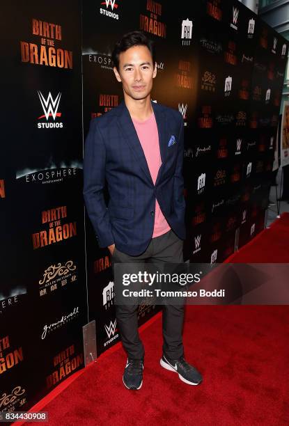 George Young attends the Premiere Of WWE Studios' "Birth Of The Dragon" at ArcLight Hollywood on August 17, 2017 in Hollywood, California.