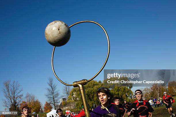 Middlebury College hosted the first large Intercollegiate Quidditch Tournament. Twelve teams from around the country traveled to Middlebury College:...