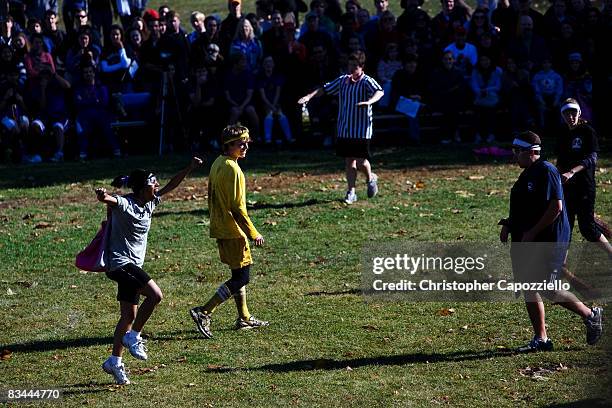 Middlebury College hosted the first large Intercollegiate Quidditch Tournament. Twelve teams from around the country traveled to Middlebury College:...