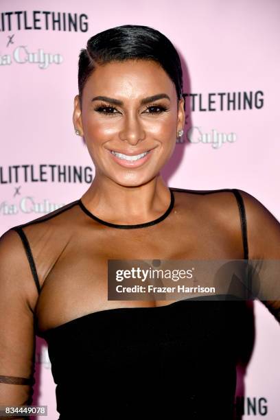 Laura Govan attends PrettyLittleThing X Olivia Culpo Launch at Liaison Lounge on August 17, 2017 in Los Angeles, California.