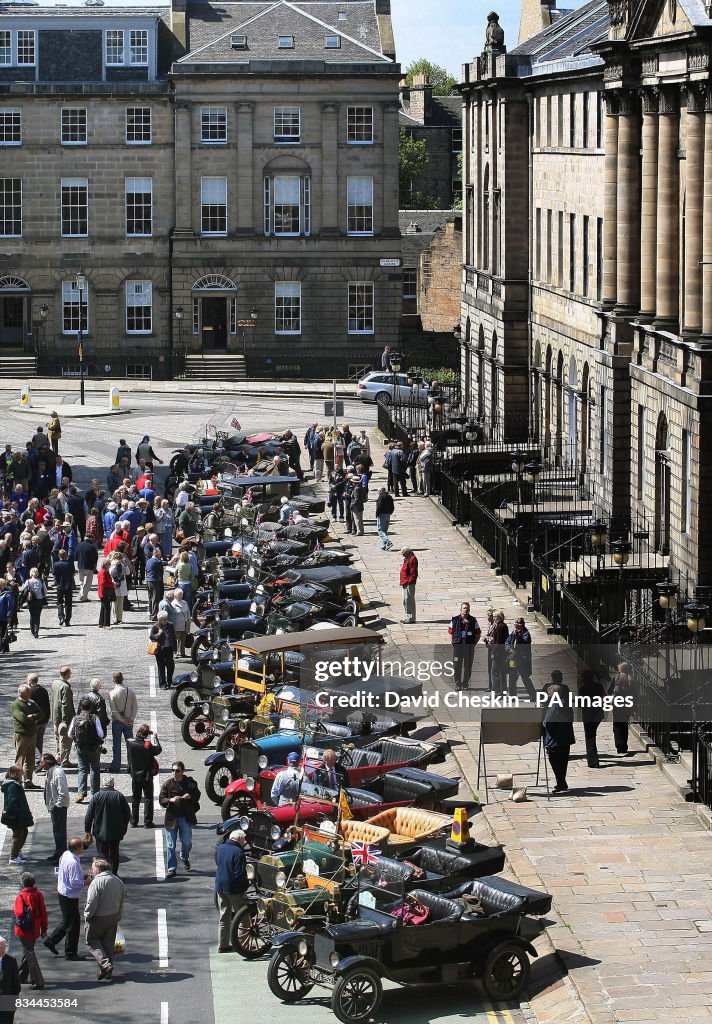 Iconic cars parade through capital