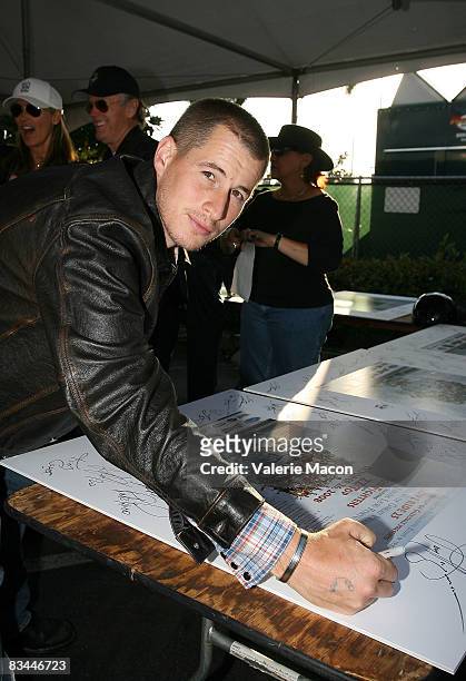 Actor Brendan Fehr attends the 25th Annual Love Ride on October 26, 2008 in Los Angeles, California.