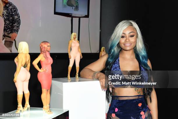 Blac Chyna attends her figurine dolls launch on August 17, 2017 in Los Angeles, California.