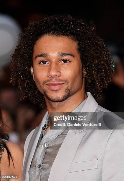 Actor Corbin Bleu attends the 'High School Musical 3' premiere during the 3rd Rome International Film Festival held at the Auditorium Parco della...