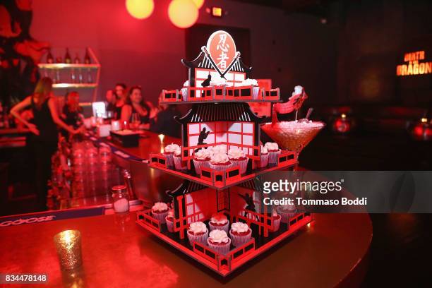 General view of the atmosphere during the special screening WWE Studios' "Birth Of The Dragon" After Party on August 17, 2017 in Hollywood,...