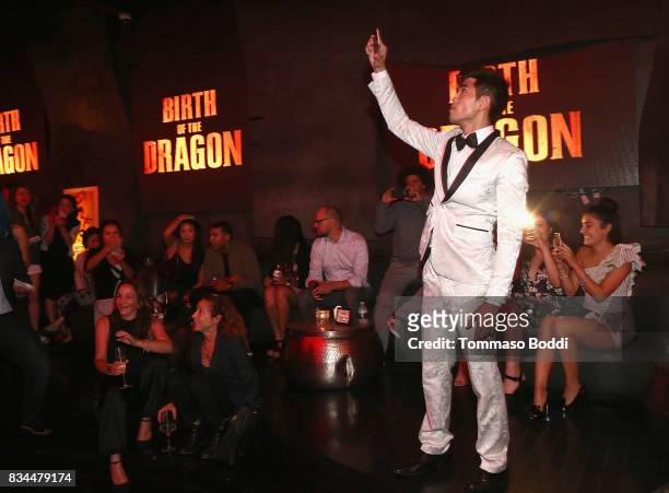 Phillip Ng attends the special screening WWE Studios' "Birth Of The Dragon" After Party on August 17, 2017 in Hollywood, California.