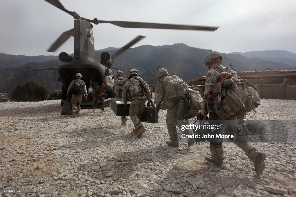 U.S. And Afghan Forces Battle Taliban In Kunar Province