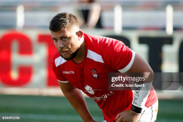 Alexandre Menini of Lyon during the pre-season match between Rc Toulon and Lyon OU at Felix Mayol Stadium on August 17, 2017 in Toulon, France.