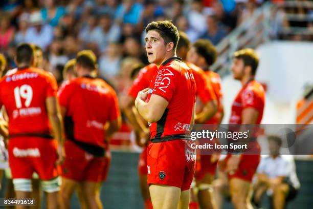 Anthony Belleau of Toulon during the pre-season match between Rc Toulon and Lyon OU at Felix Mayol Stadium on August 17, 2017 in Toulon, France.