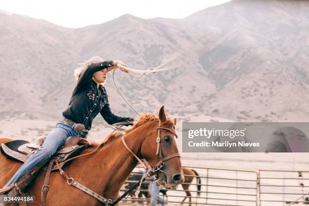 riding cowgirl