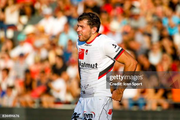 Jean Marcellin Buttin of Lyon during the pre-season match between Rc Toulon and Lyon OU at Felix Mayol Stadium on August 17, 2017 in Toulon, France.