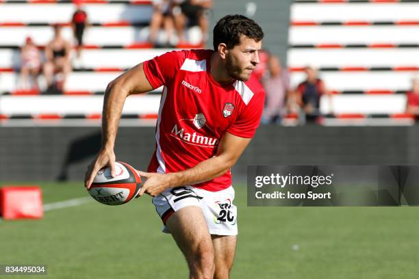 Jean Marcellin Buttin of Lyon during the pre-season match between Rc Toulon and Lyon OU at Felix Mayol Stadium on August 17, 2017 in Toulon, France.