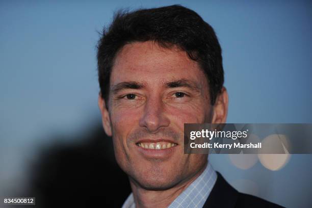 David Elliott, the National Party candidate for Napier, poses for photographs on August 18, 2017 in Napier, New Zealand. The New Zealand general...