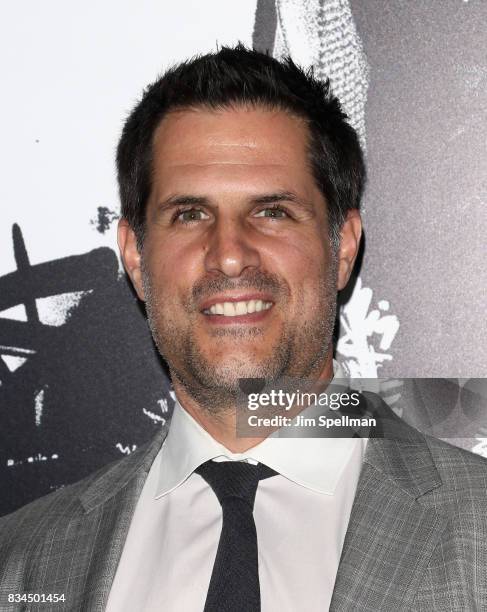Screenwriter Vlas Parlapanides attends the "Death Note" New York premiere at AMC Loews Lincoln Square 13 theater on August 17, 2017 in New York City.