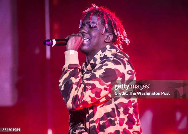 Lil Yachty performs at Broccoli City Festival on Saturday.