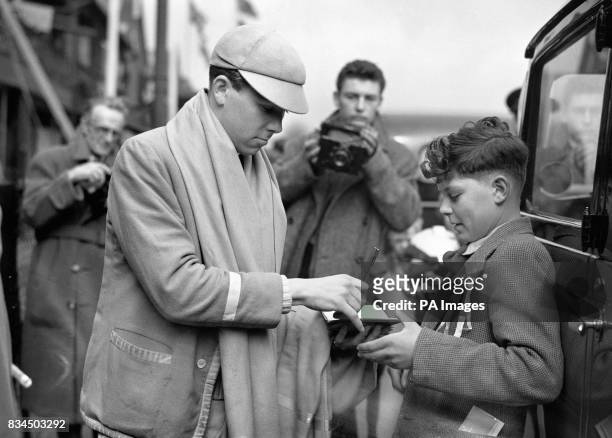 Mr Antony Armstrong-Jones, Cox of the winning Cambridge University crew in the Boat Race of April, 1950.