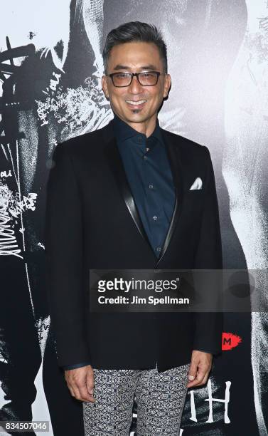 Actor Paul Nakauchi attends the "Death Note" New York premiere at AMC Loews Lincoln Square 13 theater on August 17, 2017 in New York City.