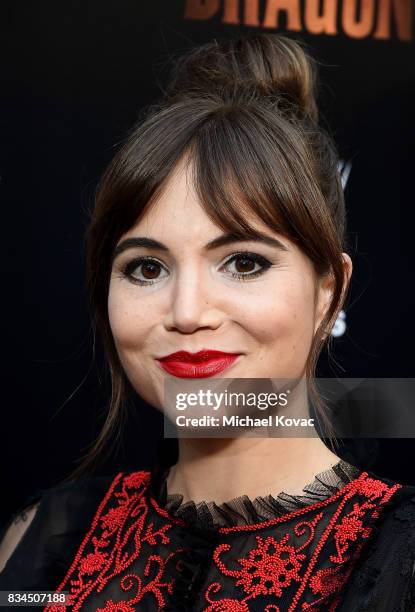 Actress Christina Wren attends the Los Angeles special screening of Birth of the Dragon at ArcLight Cinemas on August 17, 2017 in Hollywood,...