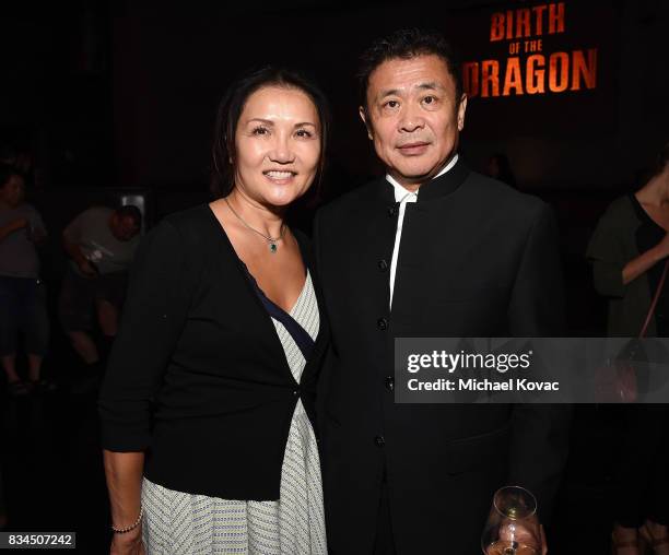 Producer Leo Shi Young attends the after party of the Los Angeles special screening of Birth of the Dragon at ArcLight Cinemas on August 17, 2017 in...