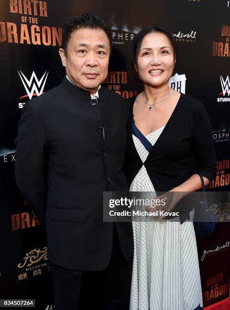 Producer Leo Shi Young attends the Los Angeles special screening of Birth of the Dragon at ArcLight Cinemas on August 17, 2017 in Hollywood,...