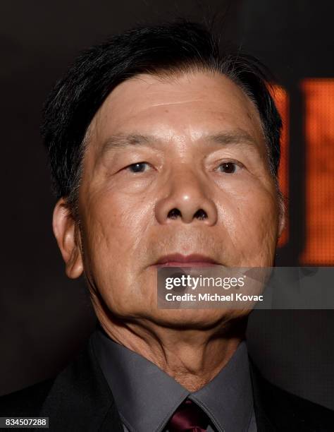Martial artist Wong Jack Man attends the after party for the Los Angeles special screening of Birth of the Dragon at ArcLight Cinemas on August 17,...