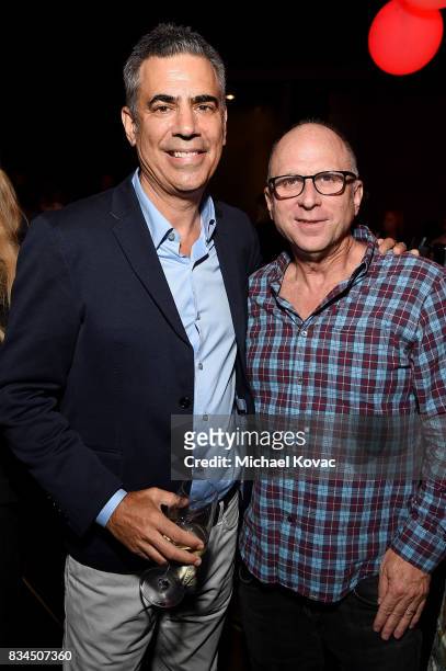 Producer Michael London and Amazon's Bob Berney attend the after party of the Los Angeles special screening of Birth of the Dragon at ArcLight...