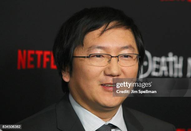 Actor/producer Masi Oka attends the "Death Note" New York premiere at AMC Loews Lincoln Square 13 theater on August 17, 2017 in New York City.