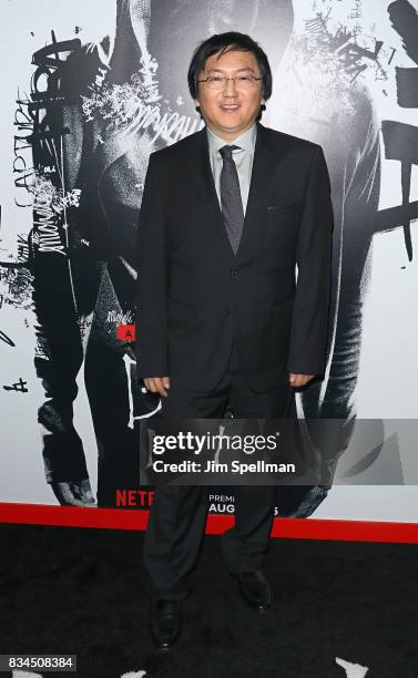 Actor/producer Masi Oka attends the "Death Note" New York premiere at AMC Loews Lincoln Square 13 theater on August 17, 2017 in New York City.