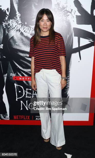 Producer Miri Yoon attends the "Death Note" New York premiere at AMC Loews Lincoln Square 13 theater on August 17, 2017 in New York City.