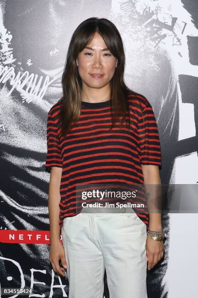 Producer Miri Yoon attends the "Death Note" New York premiere at AMC Loews Lincoln Square 13 theater on August 17, 2017 in New York City.