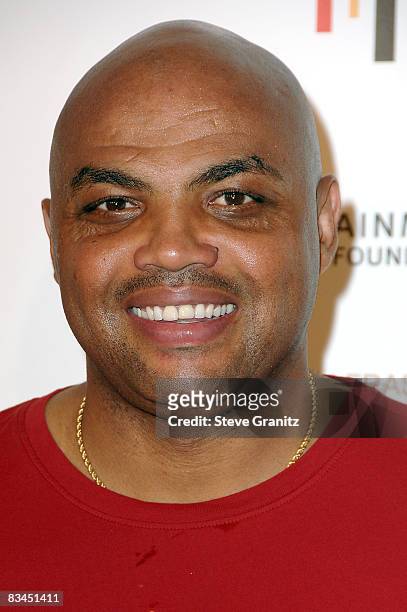 Charles Barkley arrives at Stand Up For Cancer at The Kodak Theatre on September 5, 2008 in Hollywood, California.