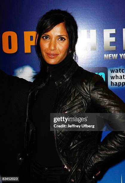 Top Chef" host Padma Lakshmi attends Taste of the Five Boroughs at Grand Central Terminal on October 27, 2008 in New York City.