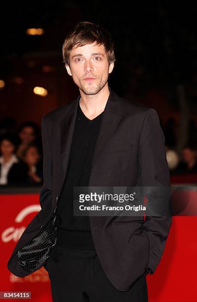 Actor Julien Baumgartner attends the 'Aide-Toi Et Le Ciel T'aidera' premiere during the 3rd Rome International Film Festival held at the Auditorium...