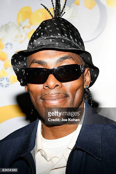 Recording Artist Coolio attends Rap and Wrap With Coolio at the NBC Experience Store on October 27, 2008 in New York City.